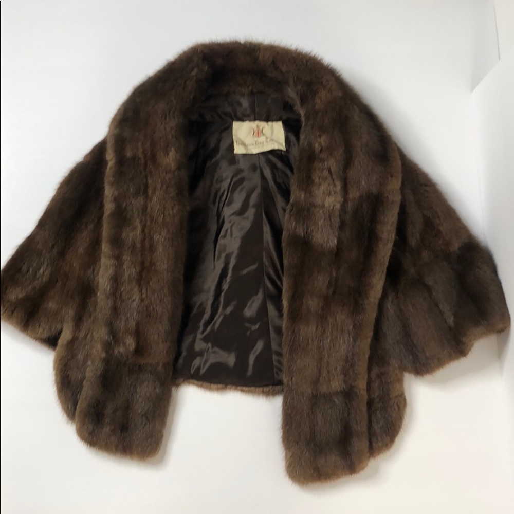 Vintage fur cape